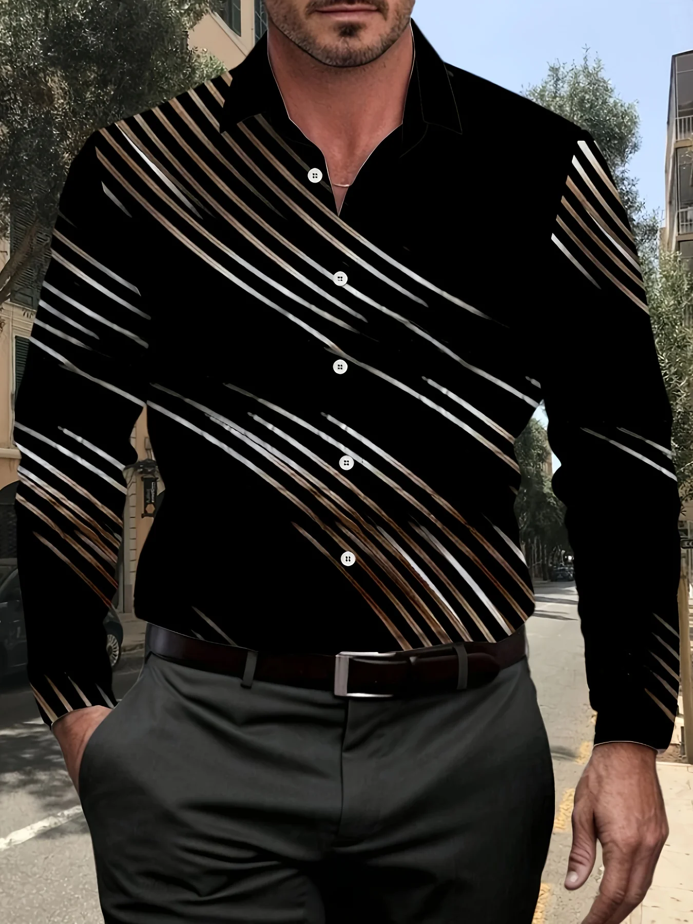 Men's Retro Check Print Long-sleeved Shirt Fashionable Design Luxurious Long-sleeved Top Mens All-season Button-down Lapel Shirt
Men's Retro Check Print Long-sleeved Shirt Fashionable Design Luxurious Long-sleeved Top Mens All-season Button-down Lapel Shirt