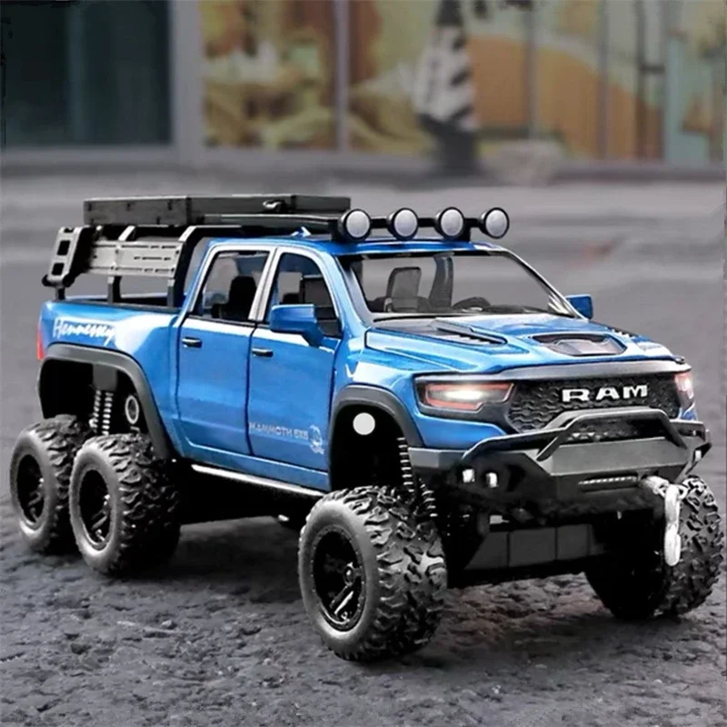 1:32 DODGE Tyrannosaurus RAM 1500 REX Alloy Pickup Car Model Diecast Metal Toy Off-road Vehicles Model Sound and Light Kids Gift
1:32 DODGE Tyrannosaurus RAM 1500 REX Alloy Pickup Car Model Diecast Metal Toy Off-road Vehicles Model Sound and Light Kids Gift