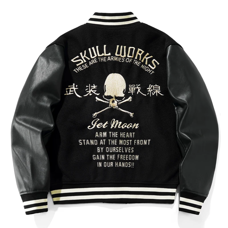Monkey Store Skull Embroidery Baseball Jaet Ro Outerwear Personali Autumn Winter Motorcycle Jaet Trendy Youth
Monkey Store Skull Embroidery Baseball Jaet Ro Outerwear Personali Autumn Winter Motorcycle Jaet Trendy Youth