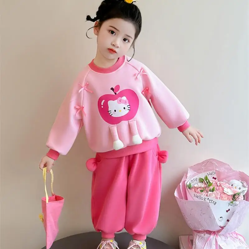 Girls' Spring New Long Sleeve Hoodie Set Children's Autumn Bow T-Shirt Girls Casual Fashion Sweet Pants Korean Two Piece Set
Girls' Spring New Long Sleeve Hoodie Set Children's Autumn Bow T-Shirt Girls Casual Fashion Sweet Pants Korean Two Piece Set