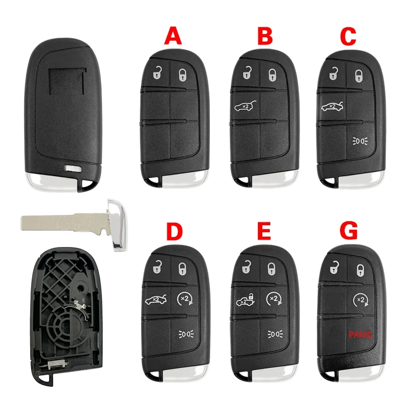 CS017026 3/4/5BTN Replacement Remote Smart Key Shell For Fiat 500 500L 500X Toro 2016 2017 2018 2019 Car Key Case SIP22 Blade
CS017026 3/4/5BTN Replacement Remote Smart Key Shell For Fiat 500 500L 500X Toro 2016 2017 2018 2019 Car Key Case SIP22 Blade