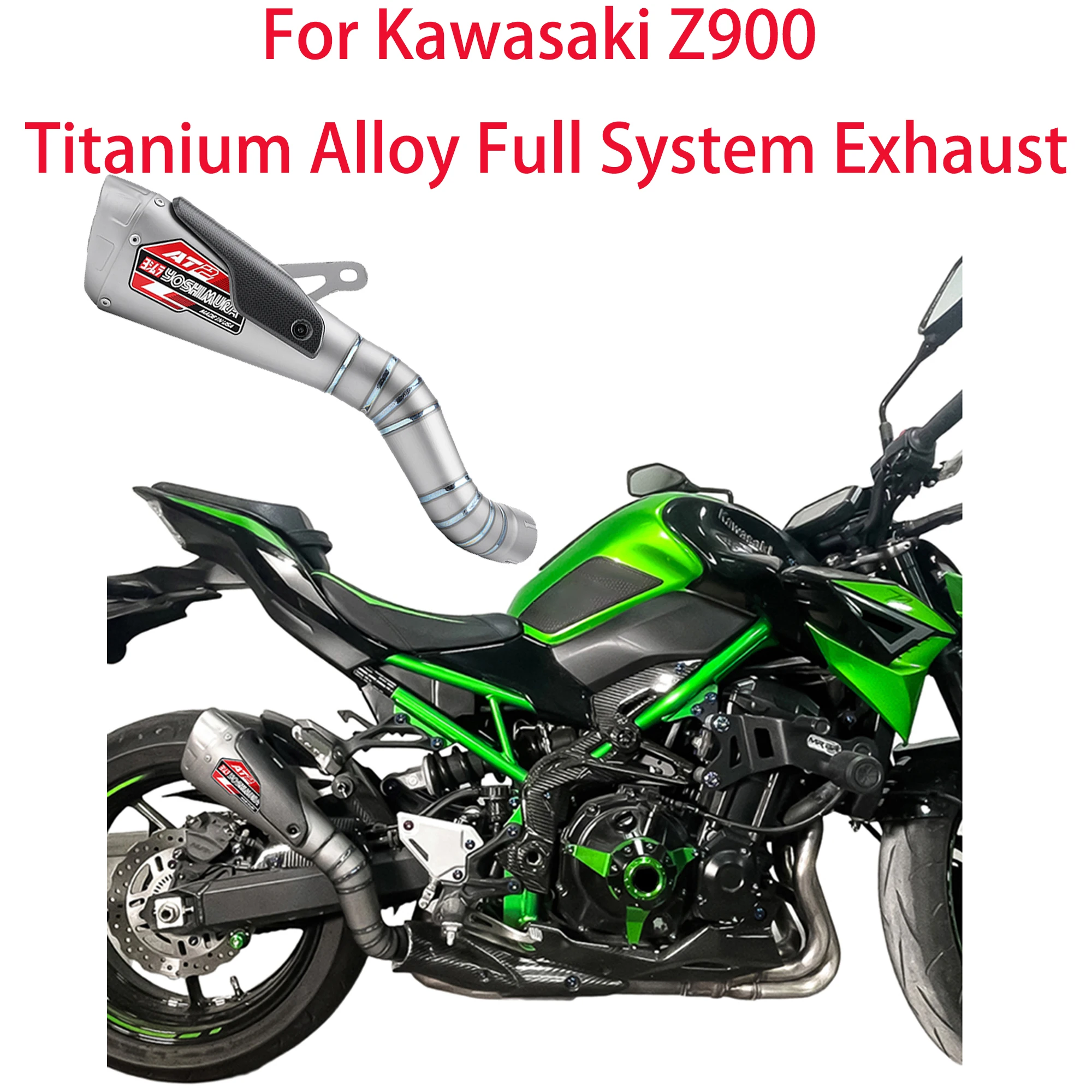 Slip On For Kawasaki Z900 2024 - 2021 Motorcycle Exhaust Link Pipe Modified Titanium Alloy Escape DB Killer Muffle
Slip On For Kawasaki Z900 2024 - 2021 Motorcycle Exhaust Link Pipe Modified Titanium Alloy Escape DB Killer Muffle