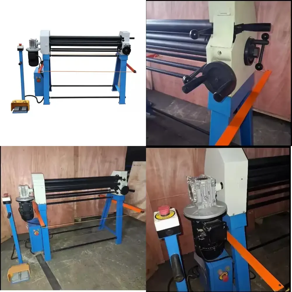 Senmo ESR-1020X2 Electric Slip Roll Machine Motorised Metal Plate Curved Rolling Machine Plate Roll Bending Machine
Senmo ESR-1020X2 Electric Slip Roll Machine Motorised Metal Plate Curved Rolling Machine Plate Roll Bending Machine