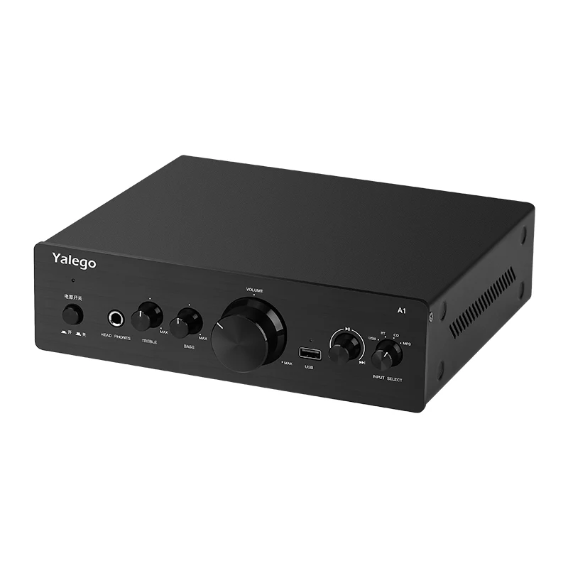Yalego 20W*2 A1 Bluetooth Small Power Amplifier HIFI2.0 Mini Home High Power Hi-Fi Amplifier , 20HZ~20KHZ
Yalego 20W*2 A1 Bluetooth Small Power Amplifier HIFI2.0 Mini Home High Power Hi-Fi Amplifier , 20HZ~20KHZ