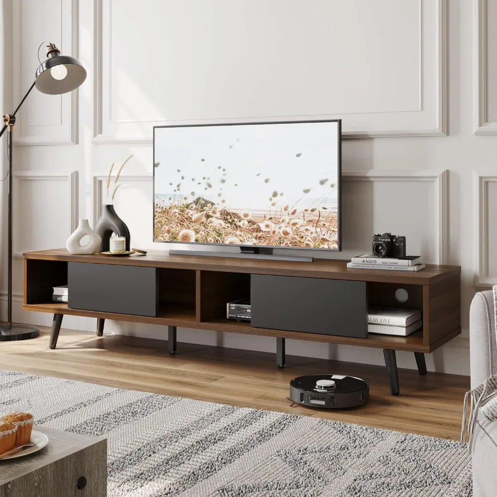 70 inch Mid Century Modern TV Stand for 75 inch TV, Low Profile TV Stand with Storage, Entertainment Center for Living Room,
70 inch Mid Century Modern TV Stand for 75 inch TV, Low Profile TV Stand with Storage, Entertainment Center for Living Room,