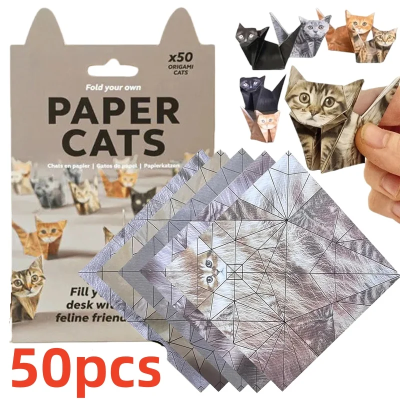 Креативная бумага для кошек, собак, оригами, сделай сам, складная бумага, папиросная бумага ручной работы, домашние животные, кошки, забавные художественные поделки, складной набор животных, 50 шт.
Креативная бумага для кошек, собак, оригами, сделай сам, складная бумага, папиросная бумага ручной работы, домашние животные, кошки, забавные художественные поделки, складной набор животных, 50 шт.