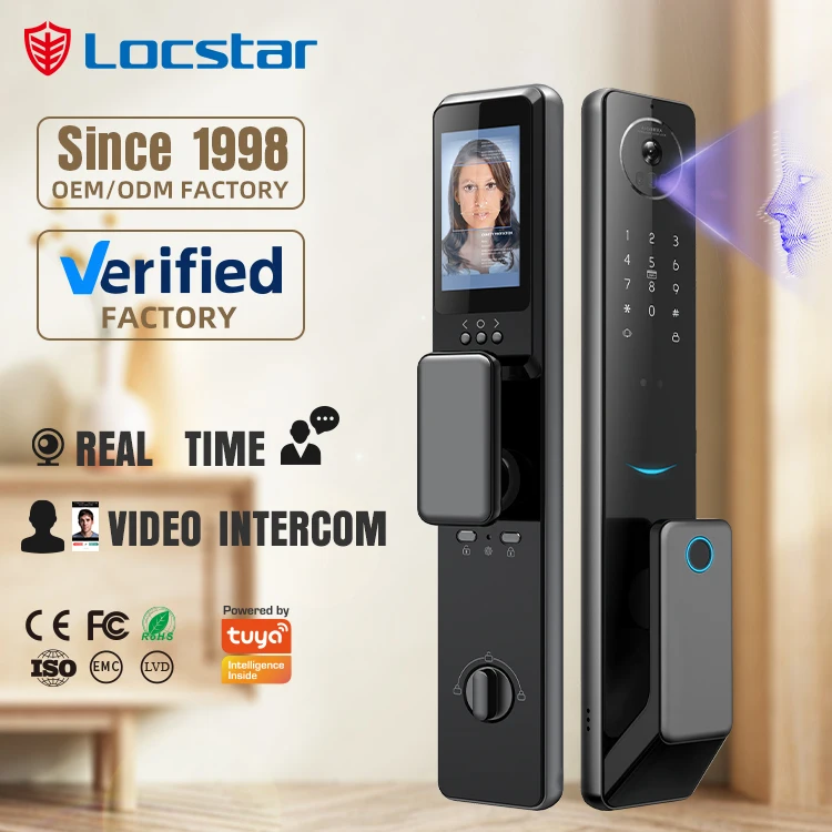 Tuya Wi-Fi 3D распознавание отпечатков пальцев лица умный замок камера алюминиевая карта ключ доступ деревянные двери домики вариант хранения паролей
Tuya Wi-Fi 3D распознавание отпечатков пальцев лица умный замок камера алюминиевая карта ключ доступ деревянные двери домики вариант хранения паролей