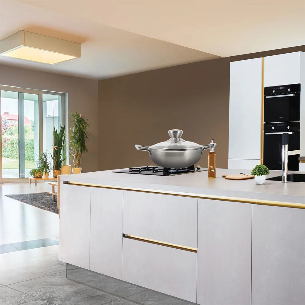 1 Set Portable Outdoor Cooking Pan Stainless Steel Double Handle Heat Resistant Kitchen Wok For Home Food Vegetable Seafood Hot
1 Set Portable Outdoor Cooking Pan Stainless Steel Double Handle Heat Resistant Kitchen Wok For Home Food Vegetable Seafood Hot