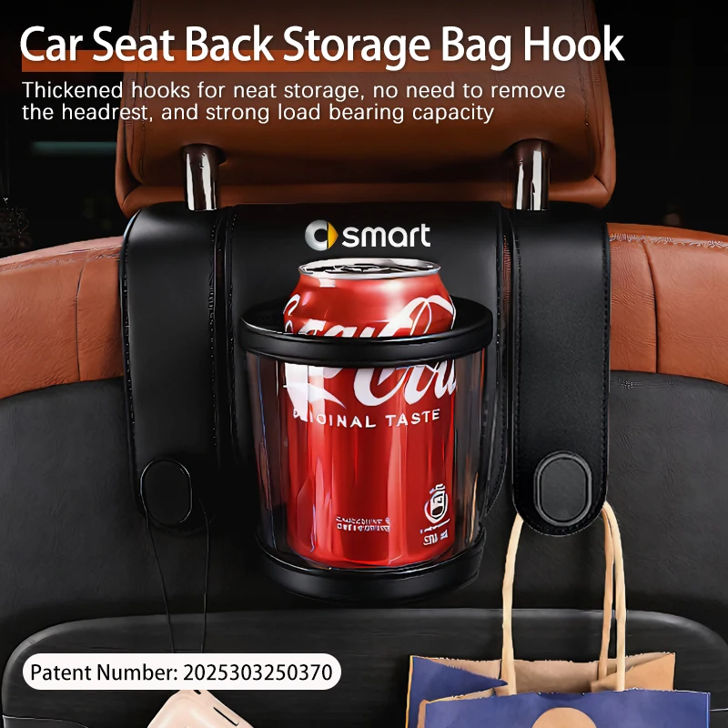 Car storage double hook chair back cup holder For Smart Fortwo 451 453 450 EQ Forfour Coupe Cabrio Crossblade ROADSTER
Car storage double hook chair back cup holder For Smart Fortwo 451 453 450 EQ Forfour Coupe Cabrio Crossblade ROADSTER