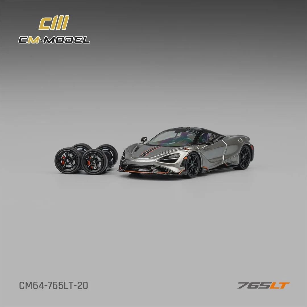 CM 1:64 765LT Silver Grey Simulated Alloy Car Model
CM 1:64 765LT Silver Grey Simulated Alloy Car Model
