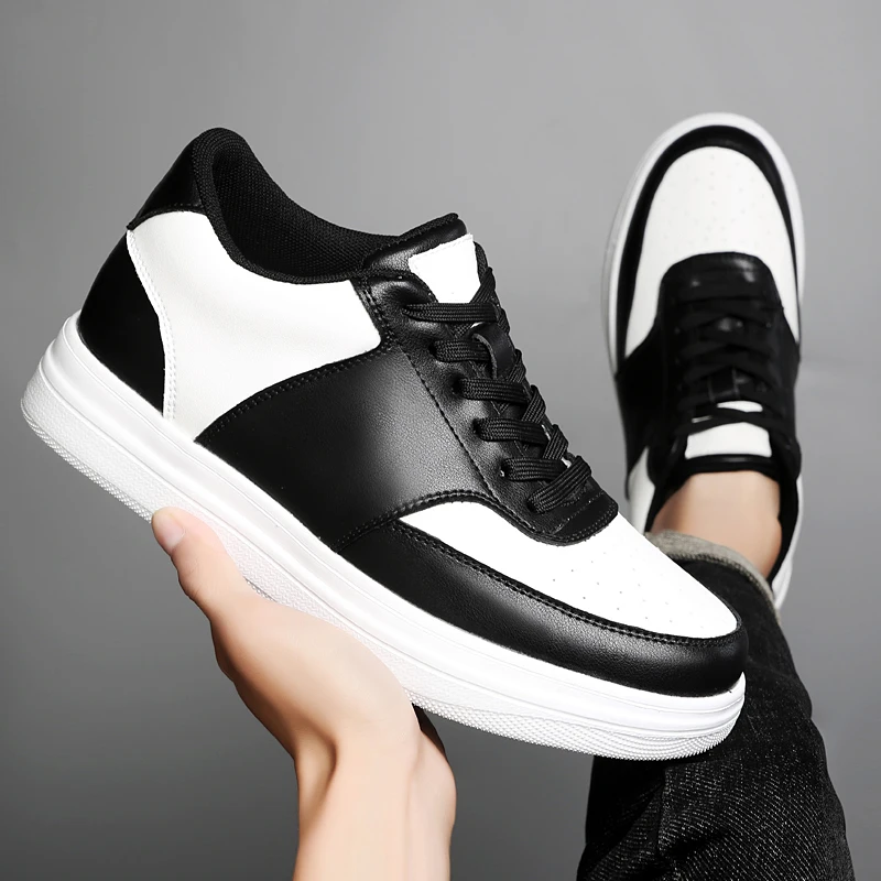New Height Increasing Shoes for Men 6CM/8CM Invisible Elevator Sneakers White Leathe Sport Zapatillas De Hombre Big Size 35-43
New Height Increasing Shoes for Men 6CM/8CM Invisible Elevator Sneakers White Leathe Sport Zapatillas De Hombre Big Size 35-43