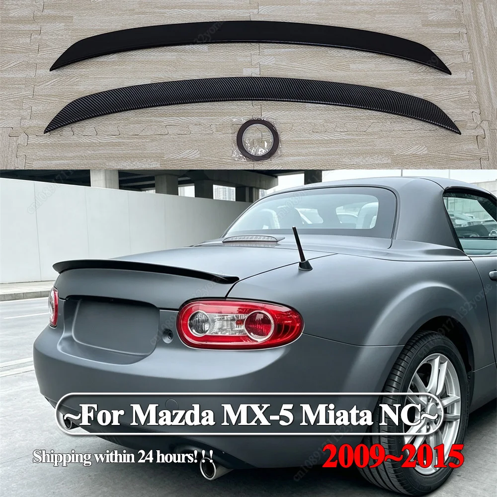 For Mazda MX-5 Miata NC 2009-2015 Car Rear Trunk Roof Spoiler Wings Lip ABS Gloss Black Bodykits Tuning Accessories
For Mazda MX-5 Miata NC 2009-2015 Car Rear Trunk Roof Spoiler Wings Lip ABS Gloss Black Bodykits Tuning Accessories