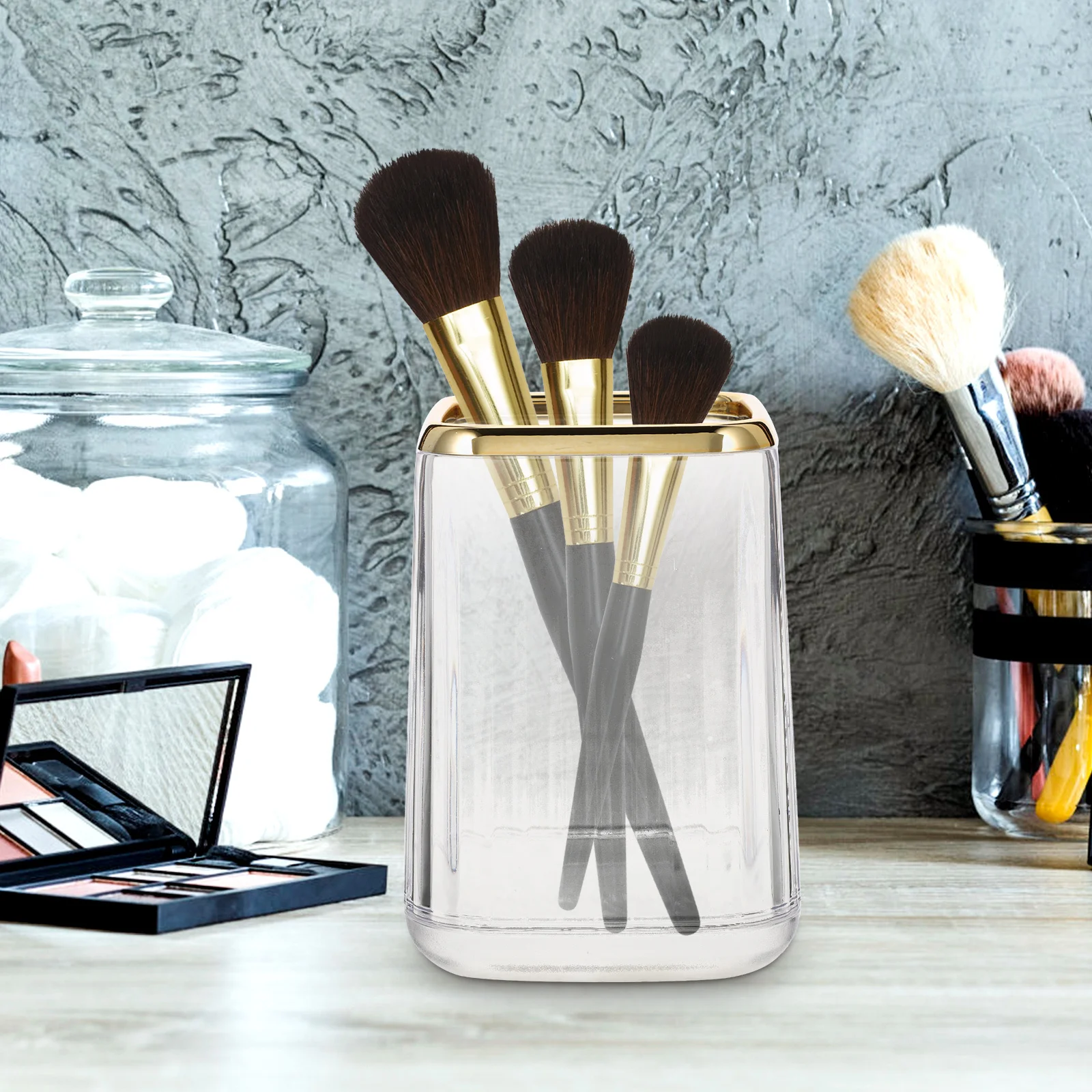 Clear Makeup Brush Holder Organizer Desk Vanity Storage Easy Accessible Makeup Brush Holders Organizer
Clear Makeup Brush Holder Organizer Desk Vanity Storage Easy Accessible Makeup Brush Holders Organizer