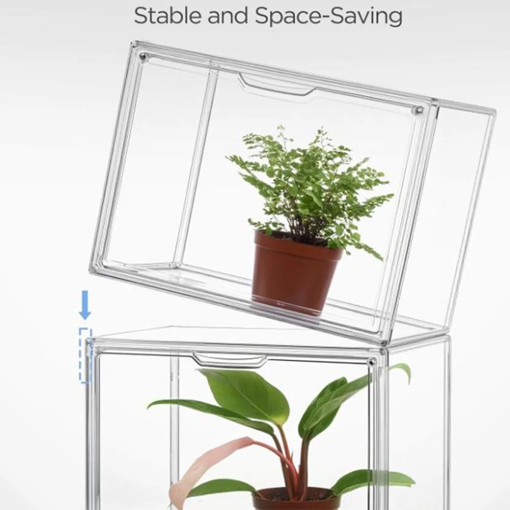 Stackable PE Greenhouse for Indoor For Small Plants Magnetic Door Waterproof Windproof 27x22x18cm and 36x22x27cm
Stackable PE Greenhouse for Indoor For Small Plants Magnetic Door Waterproof Windproof 27x22x18cm and 36x22x27cm