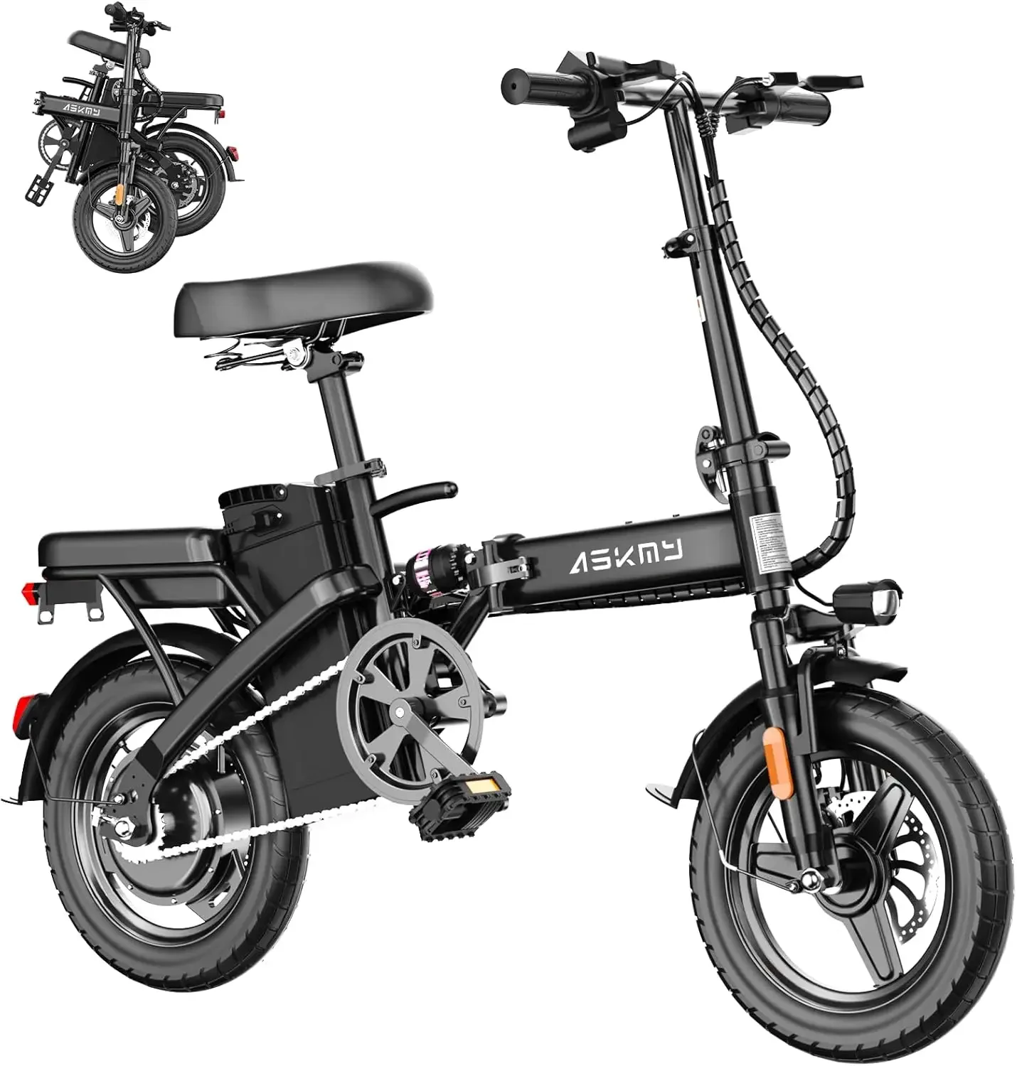 Electric Bike for Adults and Teens, 740W Peak Motor E-Bike with 30-60 Miles PAS Range, 48V 10AH/20AH Removable Battery, 14" Fold
Electric Bike for Adults and Teens, 740W Peak Motor E-Bike with 30-60 Miles PAS Range, 48V 10AH/20AH Removable Battery, 14" Fold