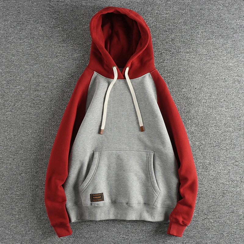 Heavyweight Fleece Hoodie Sweatshirt Men's American Retro Color Block Trend Youth Loose Fit Casual Wear Cotton Polyester Blend
Heavyweight Fleece Hoodie Sweatshirt Men's American Retro Color Block Trend Youth Loose Fit Casual Wear Cotton Polyester Blend