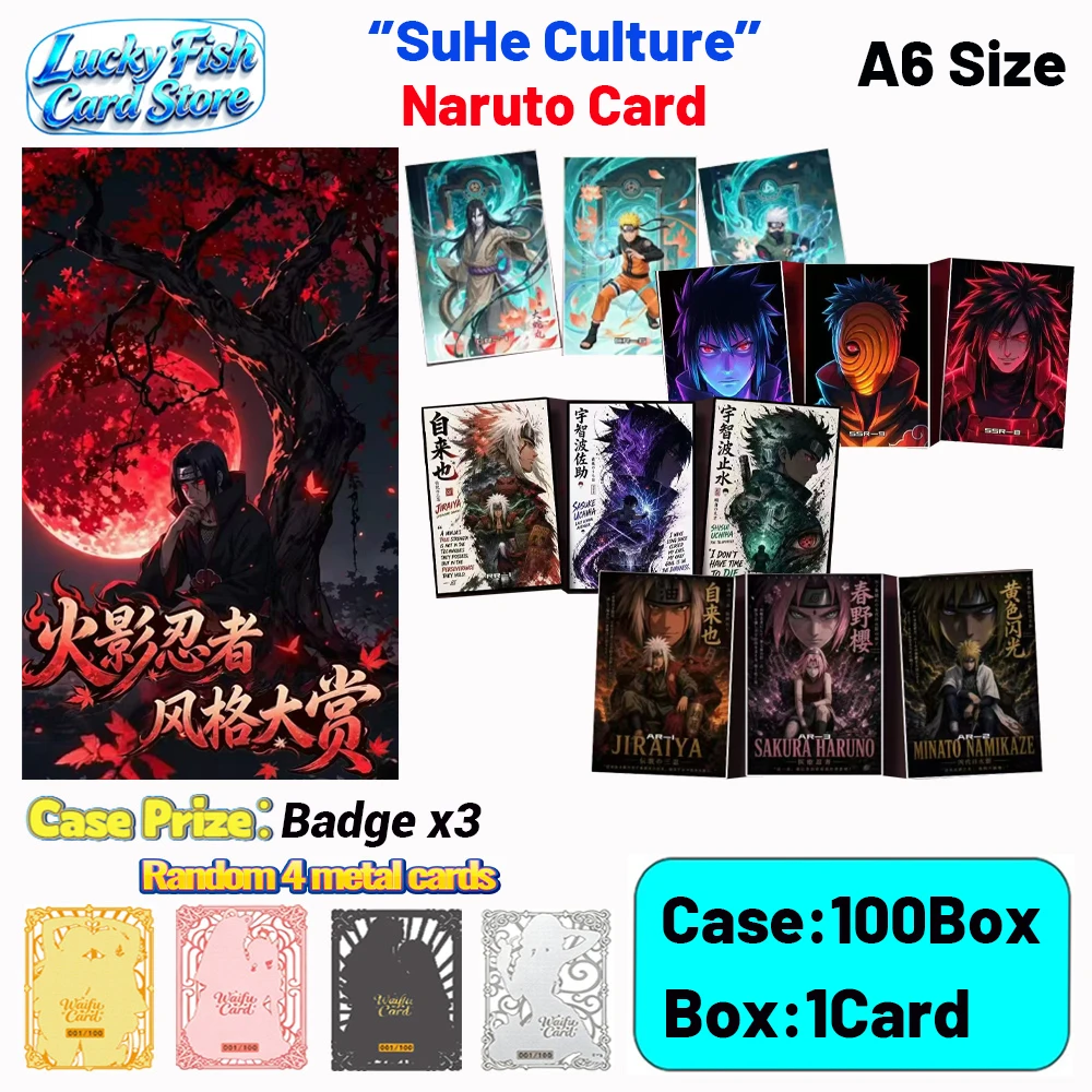 Wholesale 2026 New SuHe Creative Studio Naruto Cards A6 Size Boards Children's Toys Birthday Gifts
Wholesale 2026 New SuHe Creative Studio Naruto Cards A6 Size Boards Children's Toys Birthday Gifts