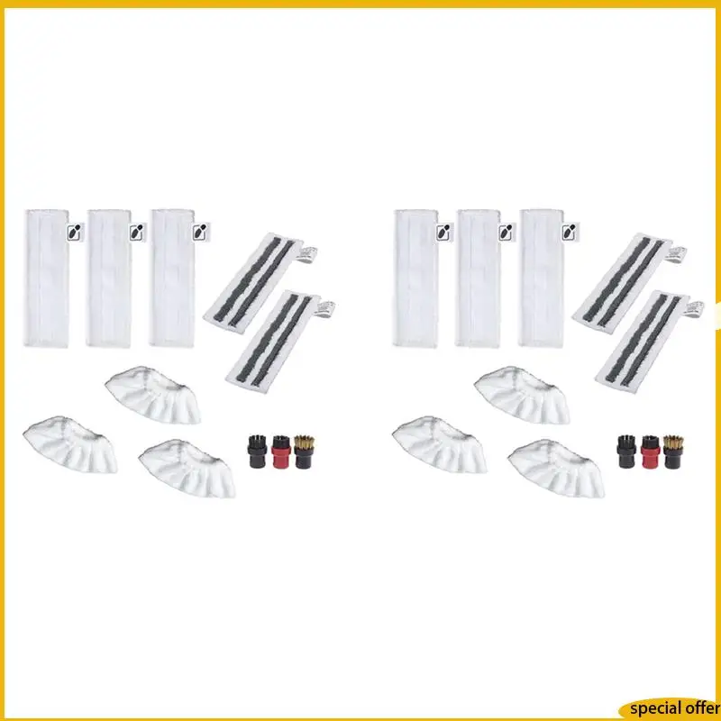 A61I 2 Set Accessories For Karcher Steam Cleaner Easyfix SC2 SC3 SC4 SC5 Wipers Floor Nozzle Cloths Mop Round Brushes Spare
A61I 2 Set Accessories For Karcher Steam Cleaner Easyfix SC2 SC3 SC4 SC5 Wipers Floor Nozzle Cloths Mop Round Brushes Spare