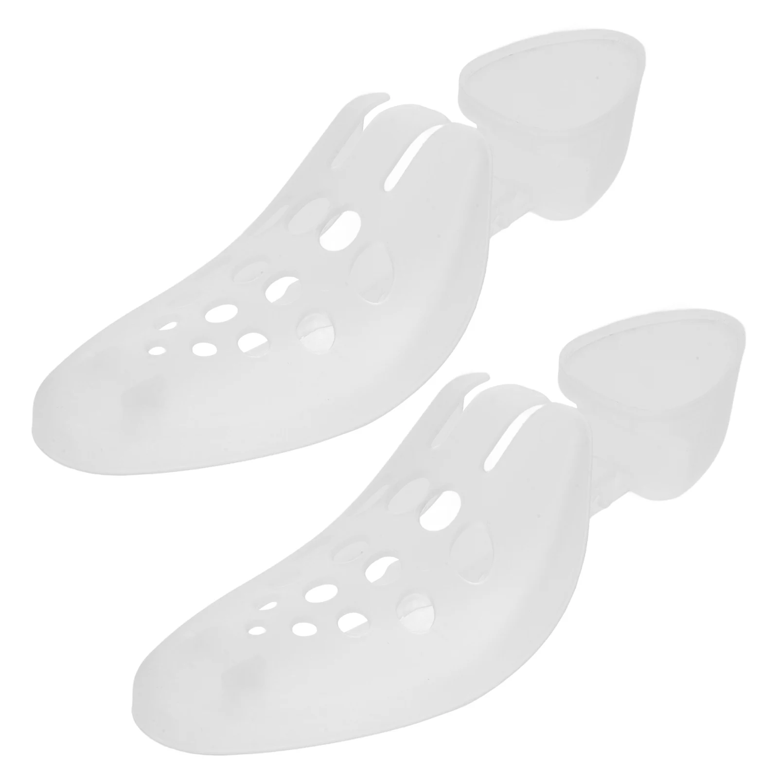 2 Pcs Shoe Stretcher Display Stand Protector Adjustable Footwear Keeper Crease Fittings Travel Business Plastic Storage
2 Pcs Shoe Stretcher Display Stand Protector Adjustable Footwear Keeper Crease Fittings Travel Business Plastic Storage