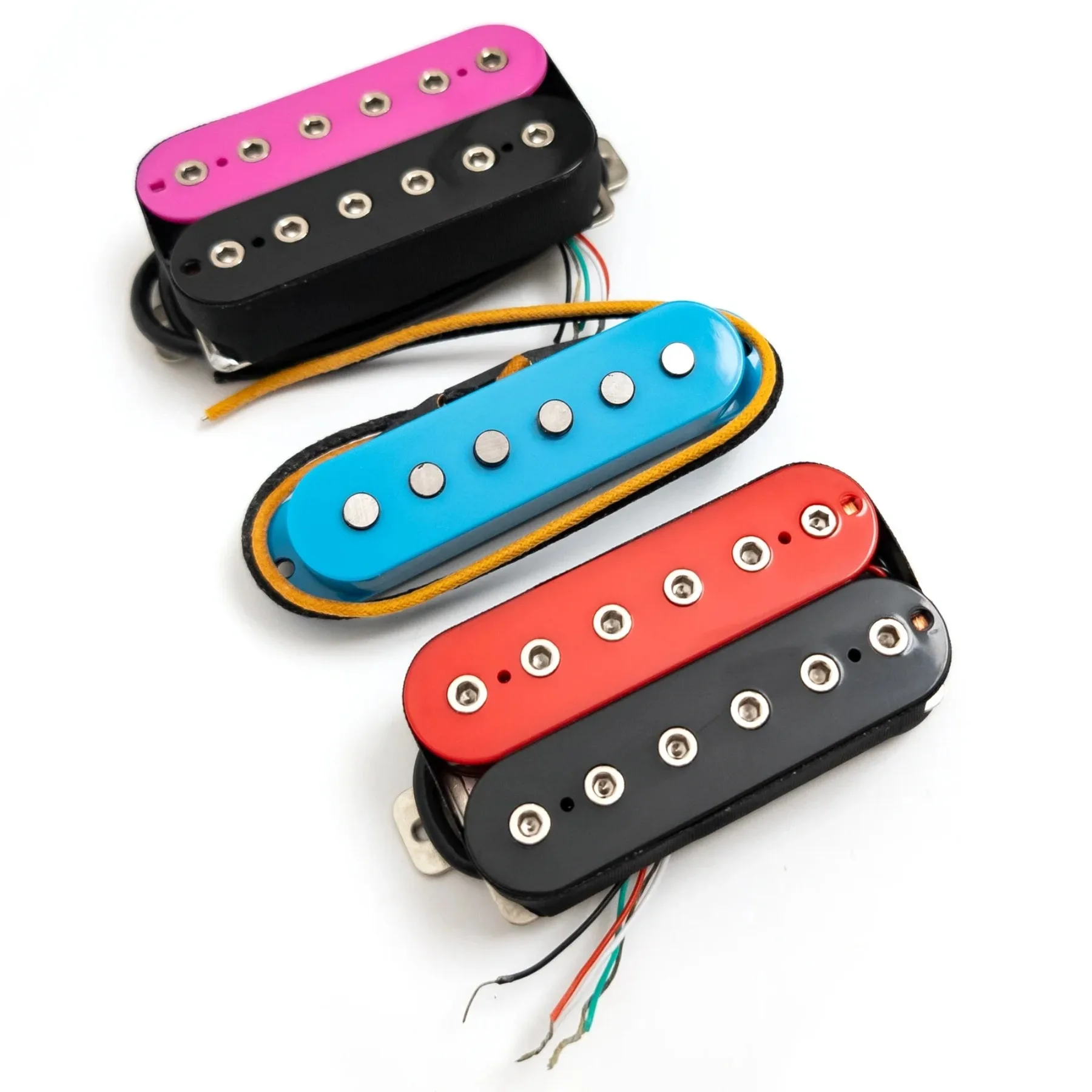 HSH Electric Guitar Pickups Set Alnico 5 Humbucker & Single Coil for ST Style Guitar Replacement Parts
HSH Electric Guitar Pickups Set Alnico 5 Humbucker & Single Coil for ST Style Guitar Replacement Parts