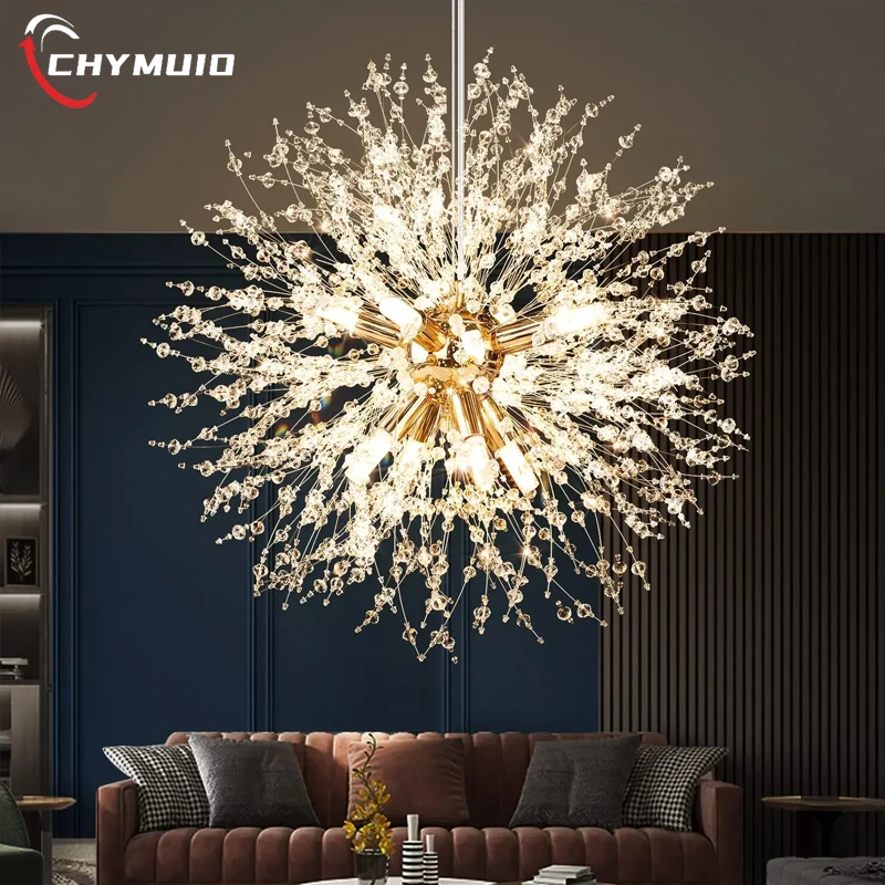 Dandelion Fireworks Ball Pendant Lamp Design Dining Room Kitchen Crystal Ceiling Chandelier Home Decor Bedroom Living Room Light
Dandelion Fireworks Ball Pendant Lamp Design Dining Room Kitchen Crystal Ceiling Chandelier Home Decor Bedroom Living Room Light