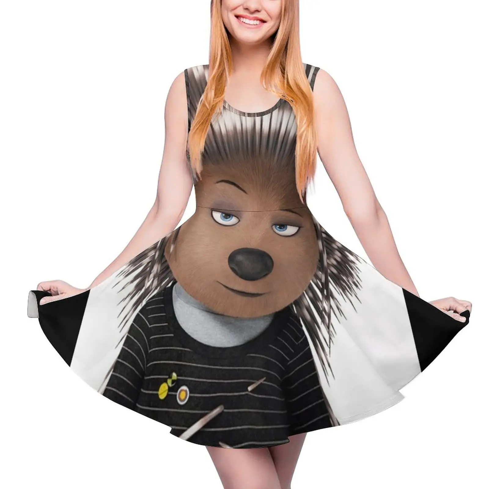 Ash Sing Movie Character Sleeveless Dress sensual sexy dress for women dress summer women 2024
Ash Sing Movie Character Sleeveless Dress sensual sexy dress for women dress summer women 2024