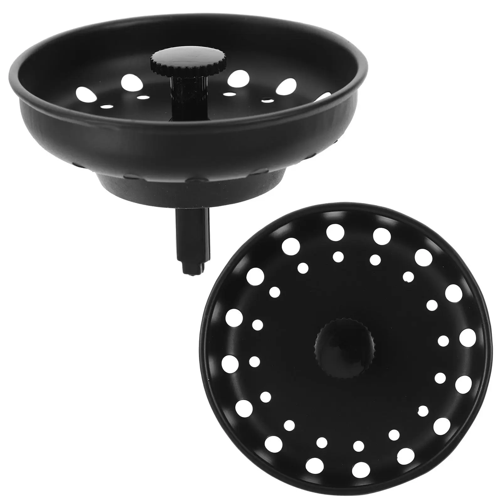 2 pcs Kitchen Sink Drain Strainer Metal Filter Stopper With Handle Fine Mesh For Food Debris Hair Catcher Durable Steel Strainer
2 pcs Kitchen Sink Drain Strainer Metal Filter Stopper With Handle Fine Mesh For Food Debris Hair Catcher Durable Steel Strainer