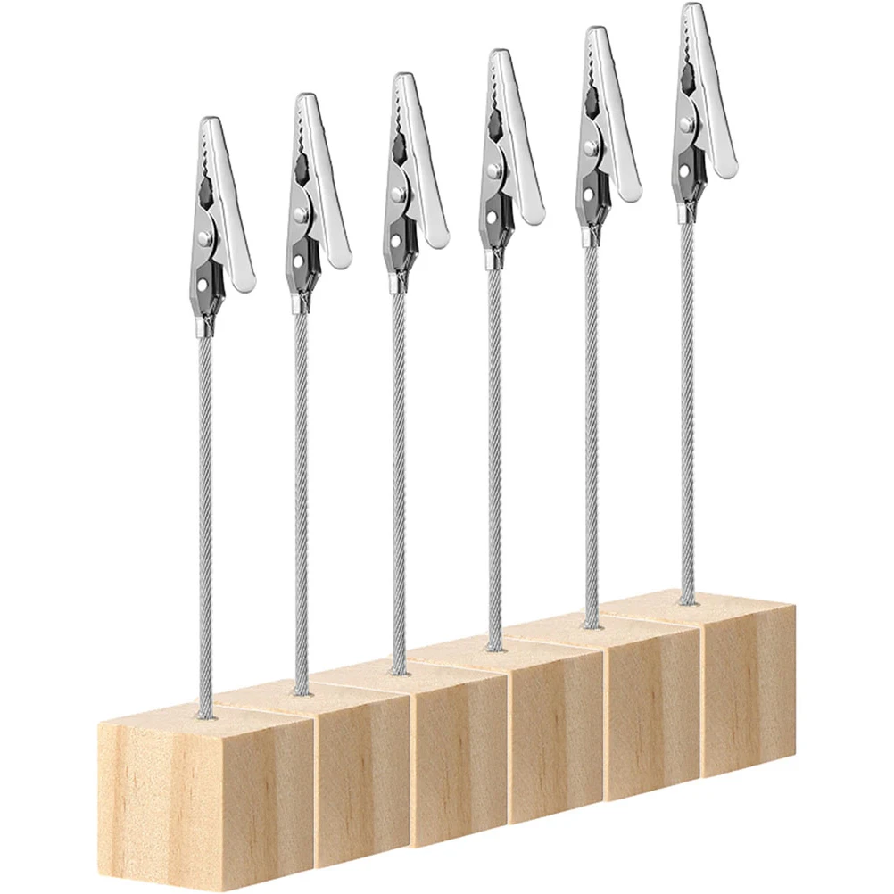6Pcs Reusable Picture Holder Memo Clip Card Stand Desktop Message Clips for Office Home Decoration Table Number Sign
6Pcs Reusable Picture Holder Memo Clip Card Stand Desktop Message Clips for Office Home Decoration Table Number Sign