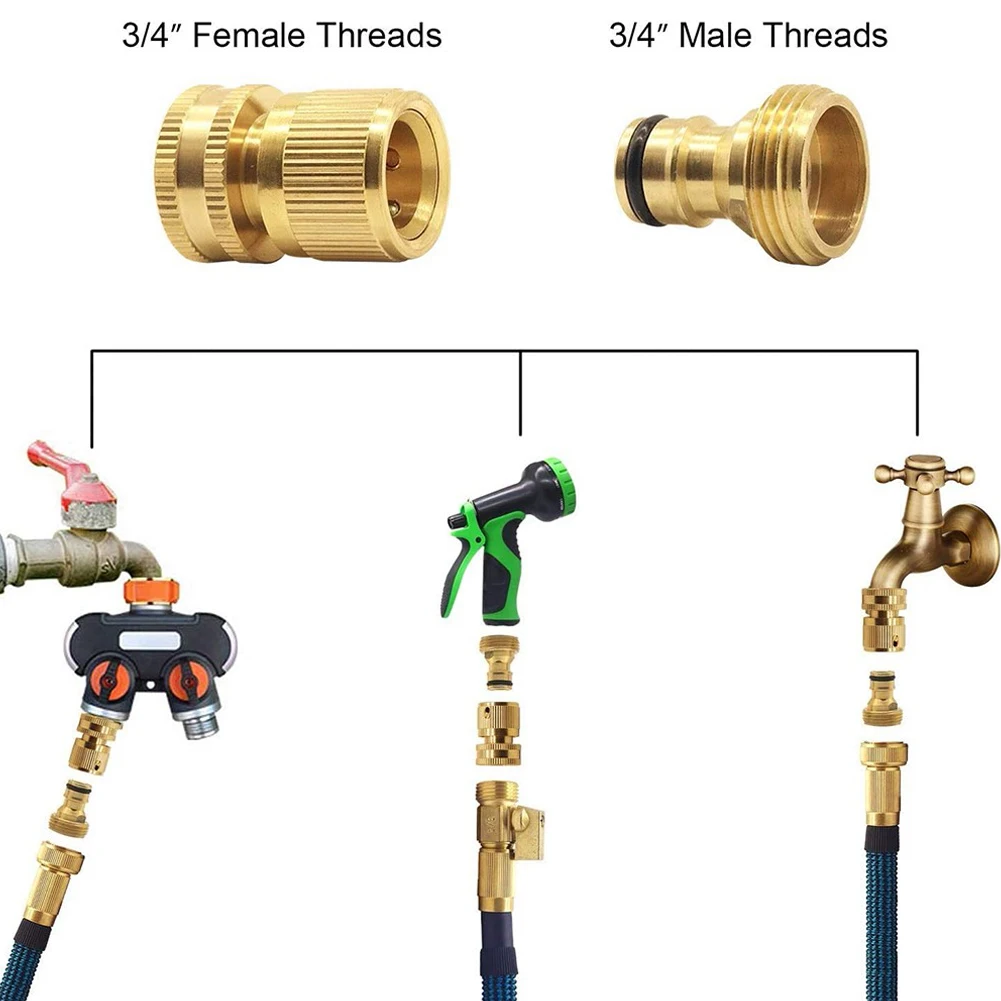 Garden Accessories Quick Connector Gold Male & Female Quick Connector No-Leak Connection Garden High Quality Brand New
Garden Accessories Quick Connector Gold Male & Female Quick Connector No-Leak Connection Garden High Quality Brand New