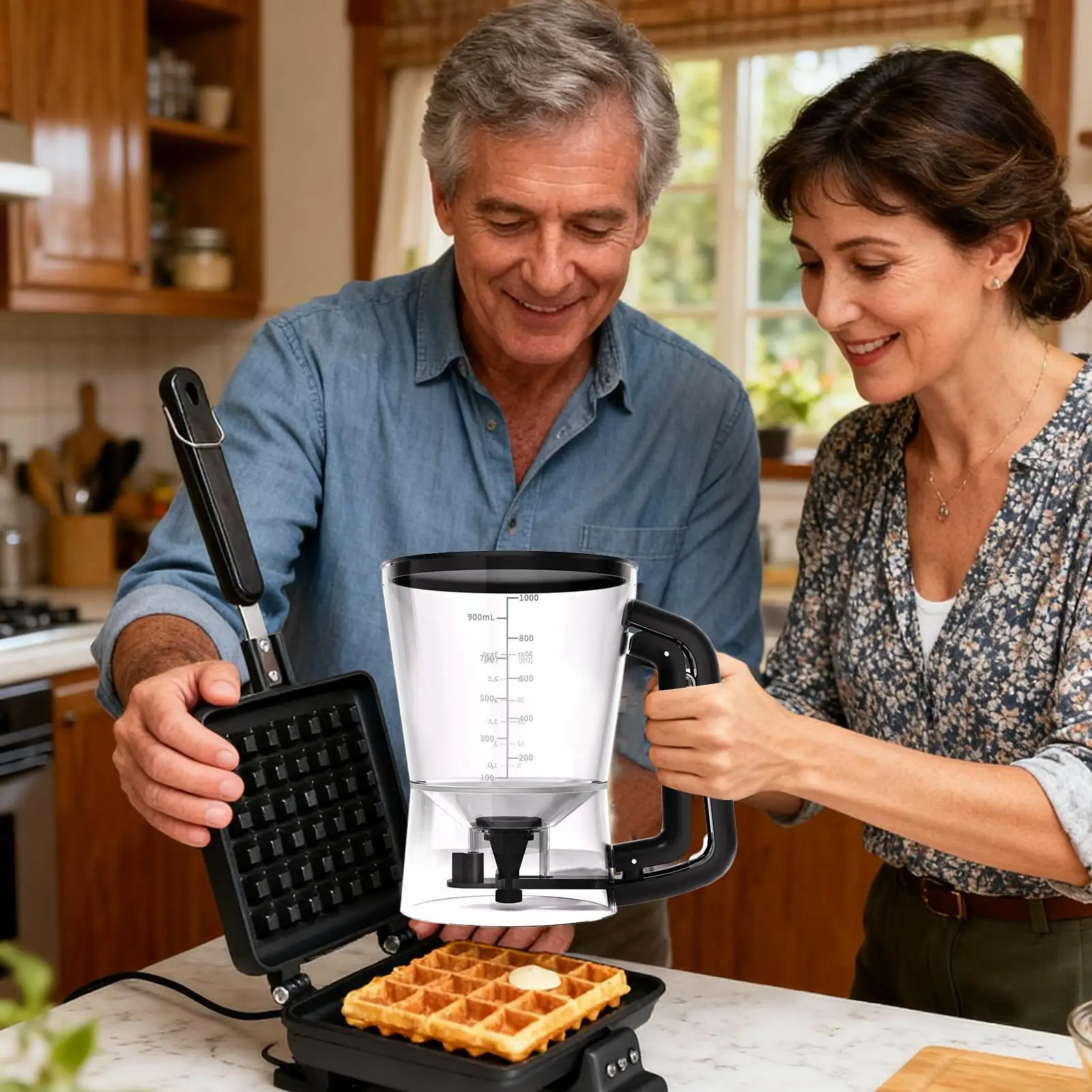 Диспенсер для теста для блинов, 1 л, контейнер в форме воронки, диспенсер для теста для кексов для кухни, приготовления пищи, выпечки, кексов, соуса, сиропа, масла
Диспенсер для теста для блинов, 1 л, контейнер в форме воронки, диспенсер для теста для кексов для кухни, приготовления пищи, выпечки, кексов, соуса, сиропа, масла