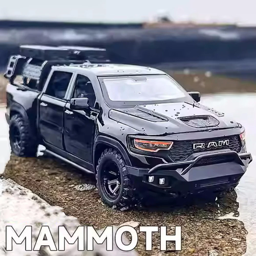 1:32 Scale Mammoth Pickup Toys Models Cars Rubber Tires Light Music Vehicles Wheel Steering Miniature Car Boys Collection Gifts
1:32 Scale Mammoth Pickup Toys Models Cars Rubber Tires Light Music Vehicles Wheel Steering Miniature Car Boys Collection Gifts