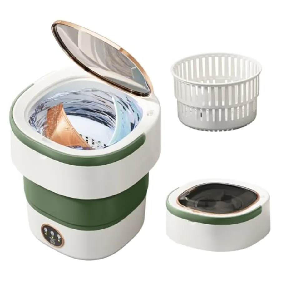 Portable 20L Foldable Washing Machine with 3-Mode Spin Basket for Travel Dorms Camping Deep Clean Mini Laundry Machine Ideal fo
Portable 20L Foldable Washing Machine with 3-Mode Spin Basket for Travel Dorms Camping Deep Clean Mini Laundry Machine Ideal fo