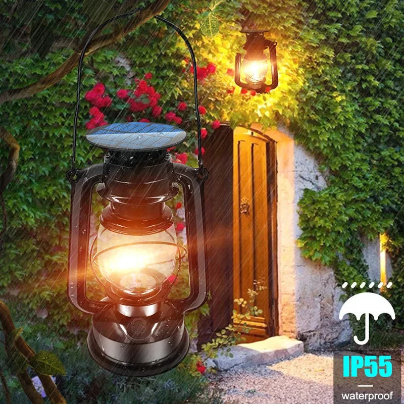 Solar Camping Lights Rechargeable Tungsten Bulb Portable Lantern With Hook Lighting Control Outdoor Waterproof Tent Lamp
Solar Camping Lights Rechargeable Tungsten Bulb Portable Lantern With Hook Lighting Control Outdoor Waterproof Tent Lamp
