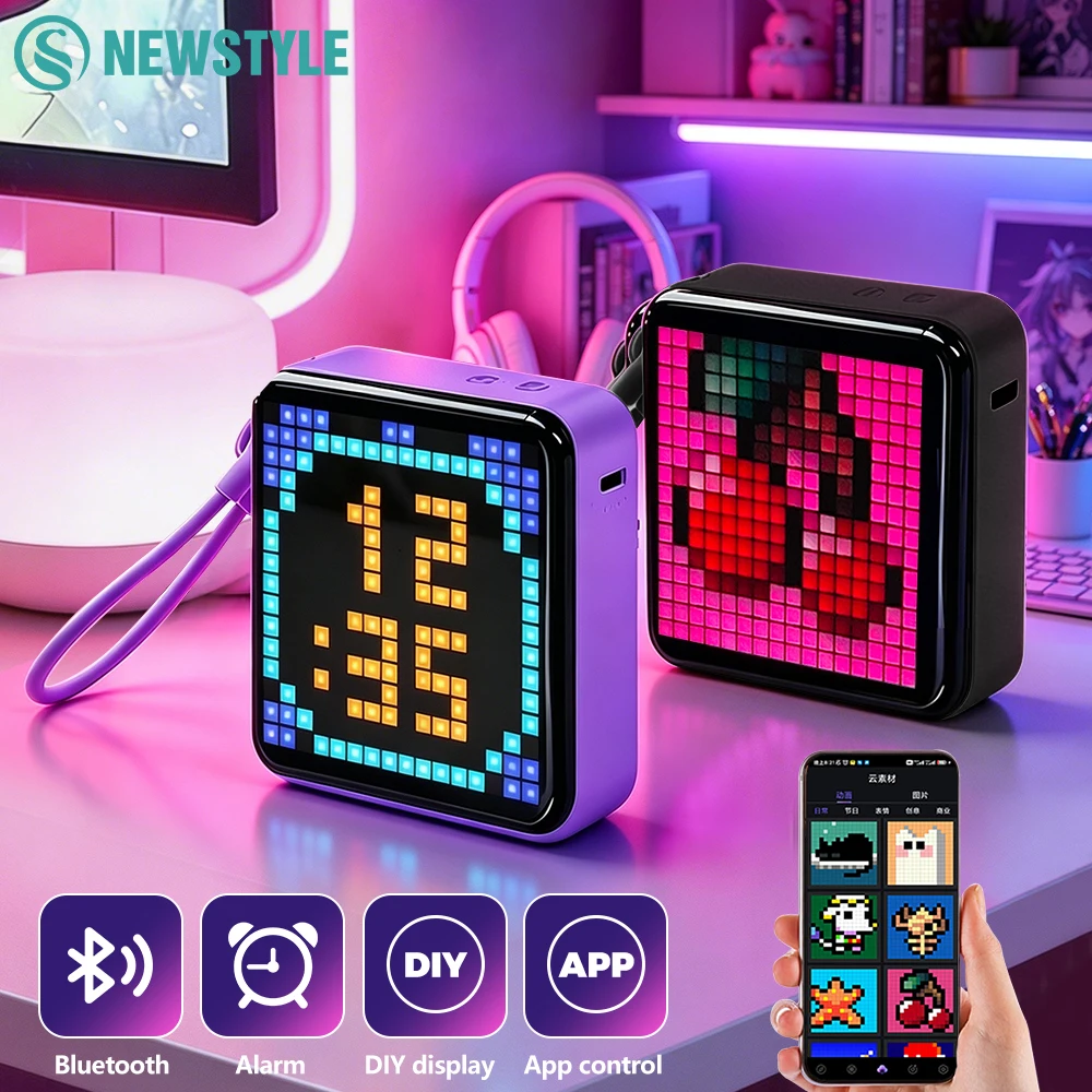 LED Pixel Display Night Light Bluetooth APP Control DIY Piexl Painting Picture Animation Display Decoration Light For Room Decor
LED Pixel Display Night Light Bluetooth APP Control DIY Piexl Painting Picture Animation Display Decoration Light For Room Decor