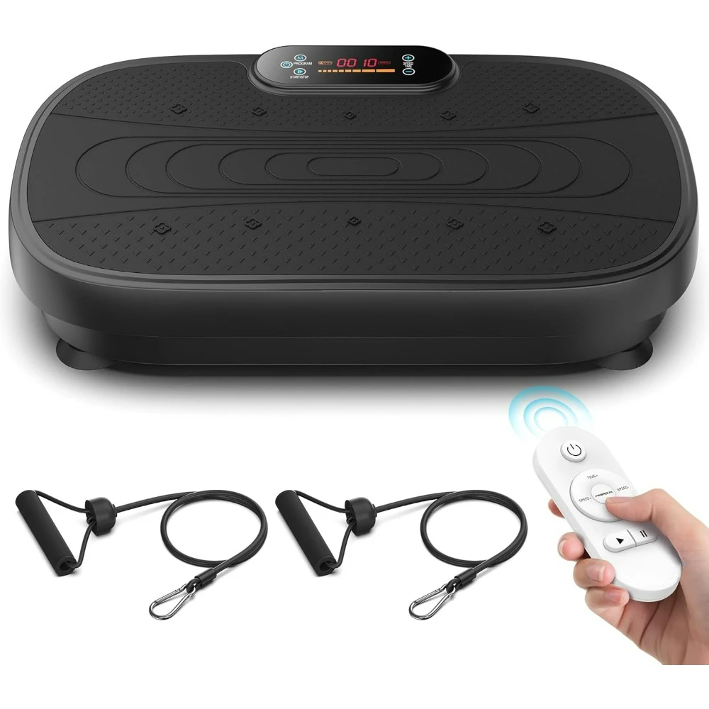 Vibration Plate, Whole Body Vibration Plate Exercise Machine , Power Plate Vibration Plate w/ 2 Resistance Bands for Wellness.
Vibration Plate, Whole Body Vibration Plate Exercise Machine , Power Plate Vibration Plate w/ 2 Resistance Bands for Wellness.