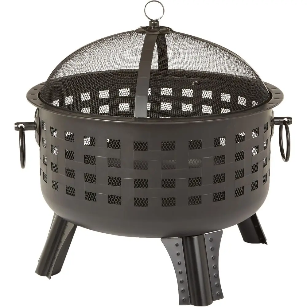 27 Inch Steel Round Lattice Fire Pit, Easy to Assemble
27 Inch Steel Round Lattice Fire Pit, Easy to Assemble