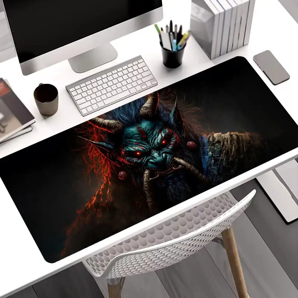 Коврик для мыши Demon Oni, большой игровой нескользящий коврик для мыши со швами, XXL Edge, офисный аксессуар, коврики для мыши, коврик для ноутбука, планшета, мини-ПК, игровой коврик
Коврик для мыши Demon Oni, большой игровой нескользящий коврик для мыши со швами, XXL Edge, офисный аксессуар, коврики для мыши, коврик для ноутбука, планшета, мини-ПК, игровой коврик