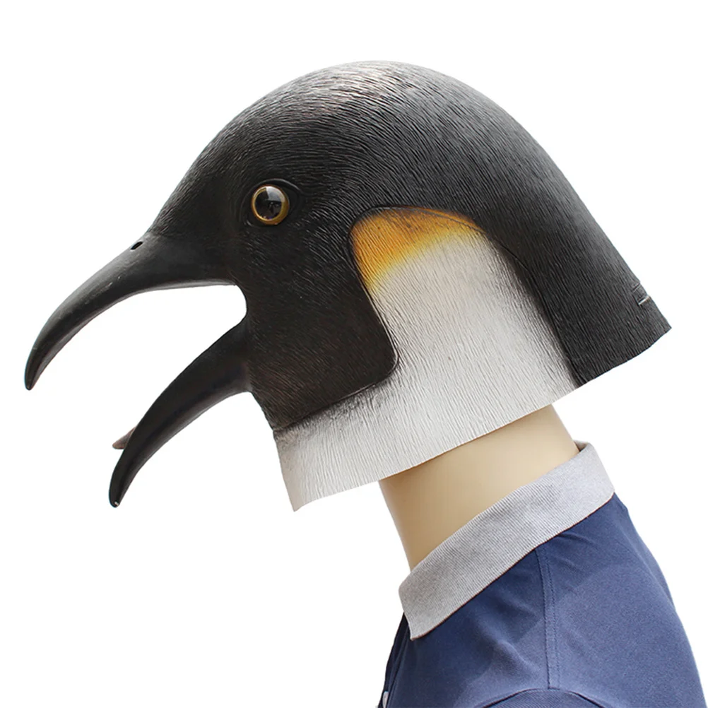 1Pcs Animal Headgear Penguin Mask for Halloween Costume Party Emulsion Lightweight Comfortable Fit Vent Holes Strap Unisex Dance
1Pcs Animal Headgear Penguin Mask for Halloween Costume Party Emulsion Lightweight Comfortable Fit Vent Holes Strap Unisex Dance