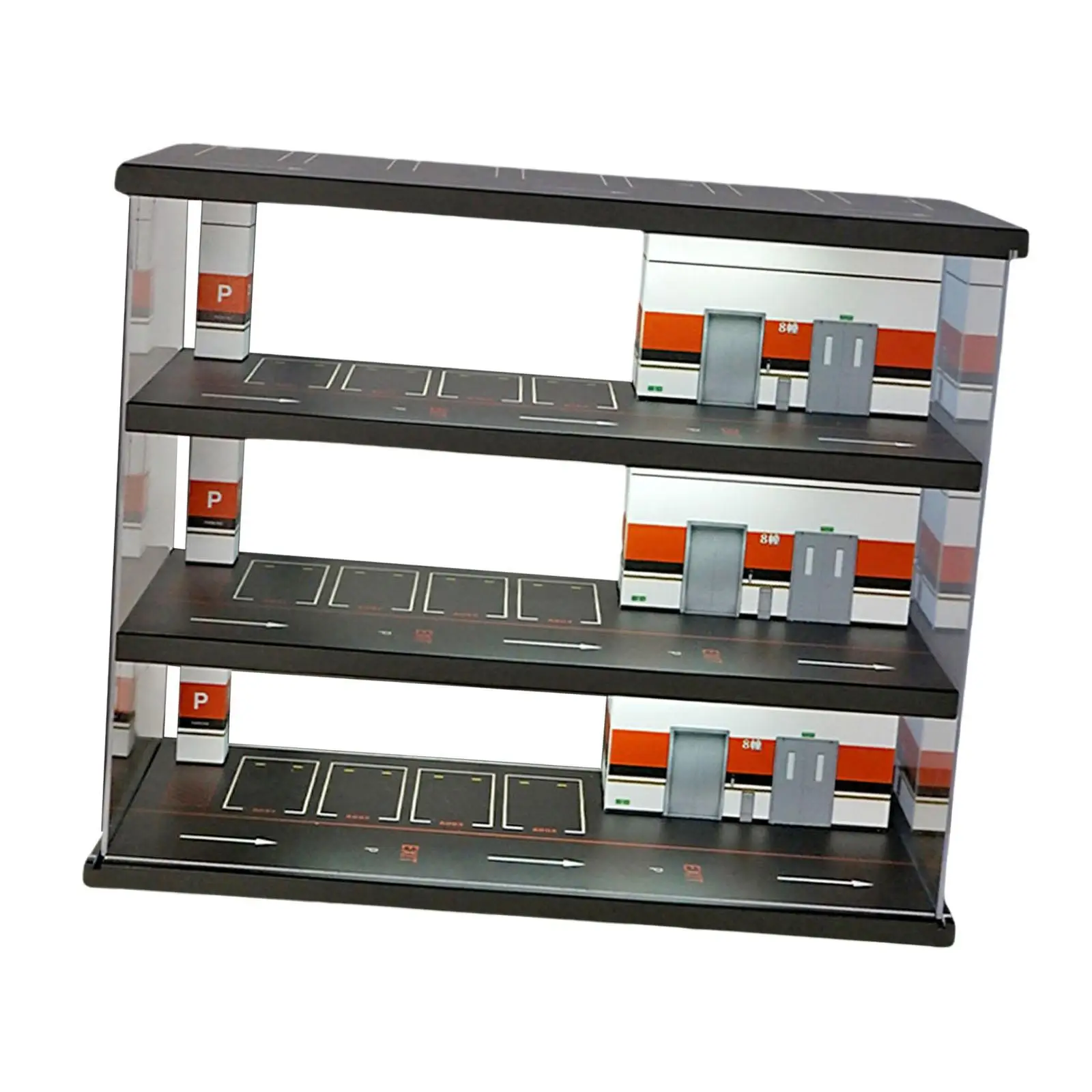 1/64 Parking Lot Scene Display Case DIY Crafting Holder Stand Organizer Container Storage Shelf for Home Lovers Friends Desktop
1/64 Parking Lot Scene Display Case DIY Crafting Holder Stand Organizer Container Storage Shelf for Home Lovers Friends Desktop