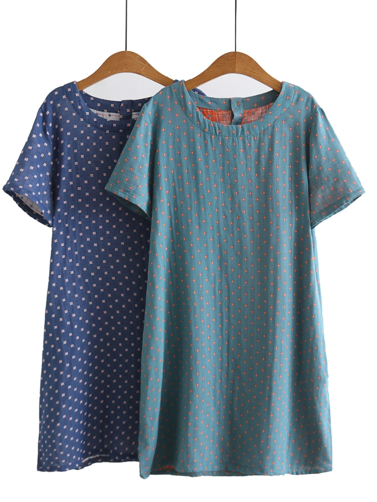 Summer 2023 Korean Style plus Size Women's Fashion Long Dress Small Grid Print Short Sleeve Double Layered Tulle Dress Women
Summer 2023 Korean Style plus Size Women's Fashion Long Dress Small Grid Print Short Sleeve Double Layered Tulle Dress Women