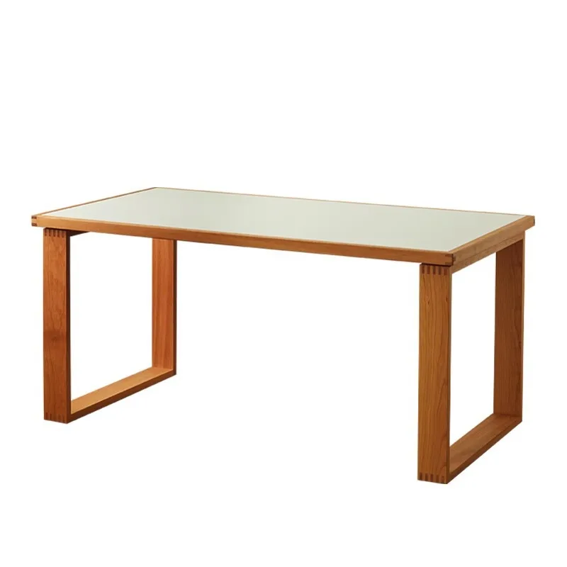 Zeyang cherry wood furniture dining table living room small household solid wood rock slab Japanese living room small household
Zeyang cherry wood furniture dining table living room small household solid wood rock slab Japanese living room small household