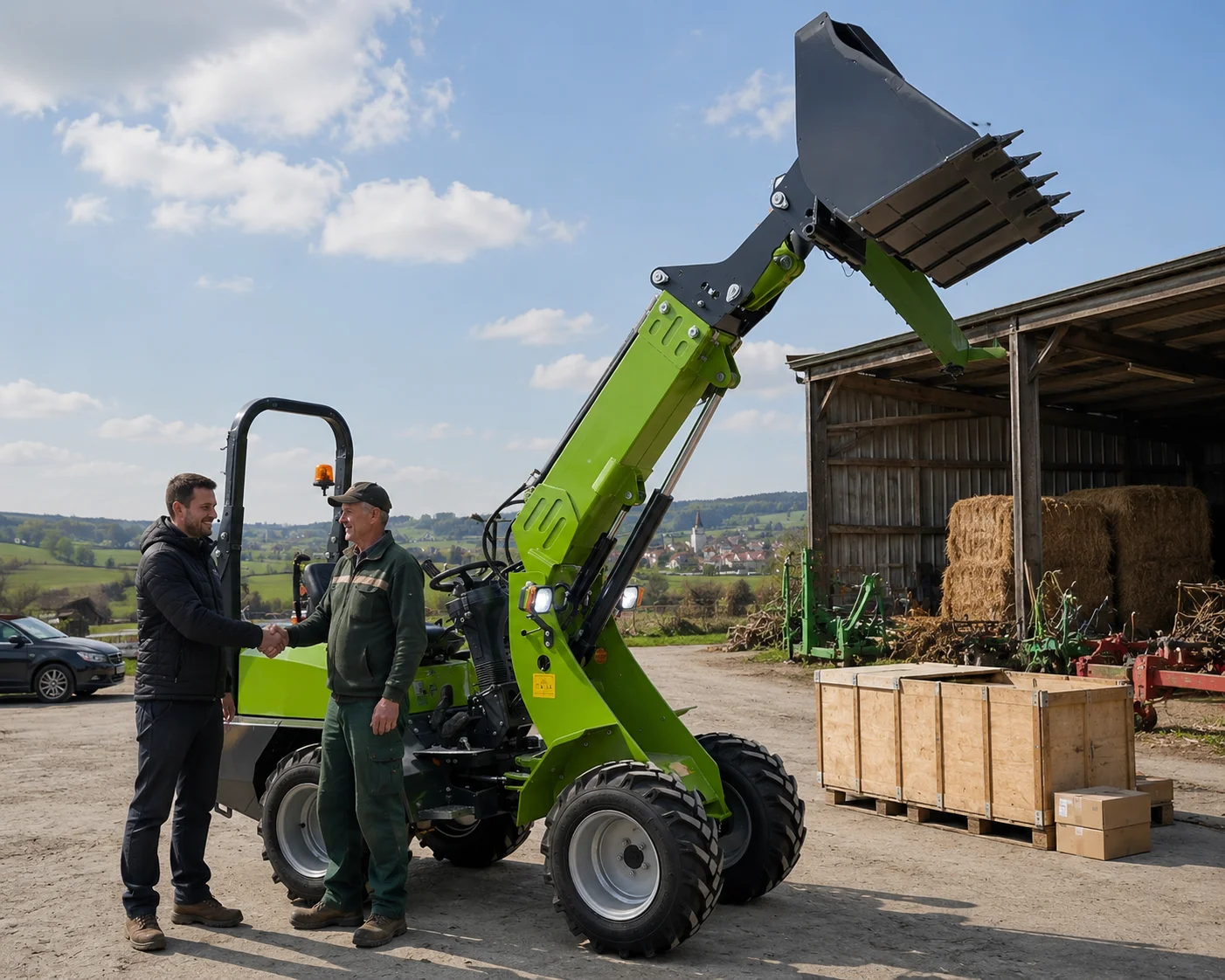 Custom KZL918 Loader with Extended Boom for Agricultural Bulk Handling CE Euro 5 Loading Machine
Custom KZL918 Loader with Extended Boom for Agricultural Bulk Handling CE Euro 5 Loading Machine