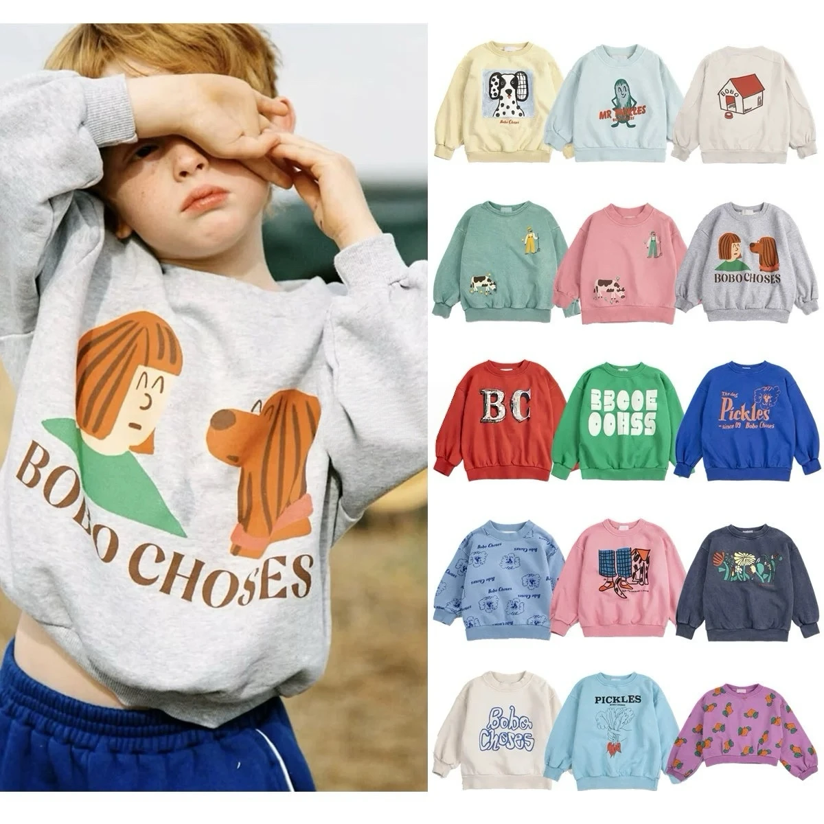 BC 2026 New Kids Hoodies Fashion Print Sweatshirt for Boys Girls Autumn Winter Casual Long Sleeve Children Pullover Top
BC 2026 New Kids Hoodies Fashion Print Sweatshirt for Boys Girls Autumn Winter Casual Long Sleeve Children Pullover Top