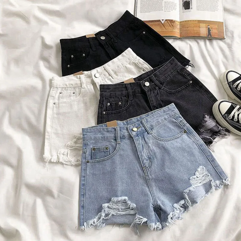 Vintage Hole Denim Shorts Women Fashion Streetwear Y2K Tassel Ragged Edge Jean Short Pants Summer High Waist Casual Jean Shorts
Vintage Hole Denim Shorts Women Fashion Streetwear Y2K Tassel Ragged Edge Jean Short Pants Summer High Waist Casual Jean Shorts