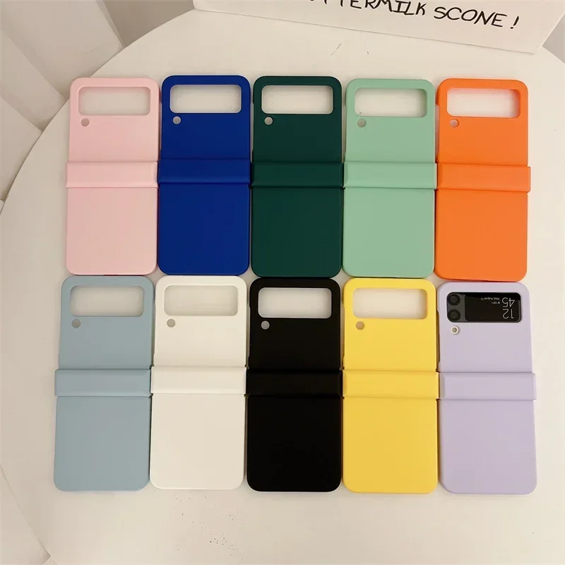 Candy Color Phone Case For Samsung Galaxy Z Flip 5 4 3 5G Hinge Plastic Back Cover
Candy Color Phone Case For Samsung Galaxy Z Flip 5 4 3 5G Hinge Plastic Back Cover