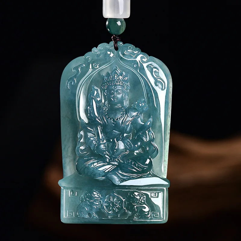 Blue Water Jade Pendant A-Grade Natural Old Stock with Void Storage Zodiac Bull & Tiger Guardian Deity Bodhisattva Charm Jewelry
Blue Water Jade Pendant A-Grade Natural Old Stock with Void Storage Zodiac Bull & Tiger Guardian Deity Bodhisattva Charm Jewelry