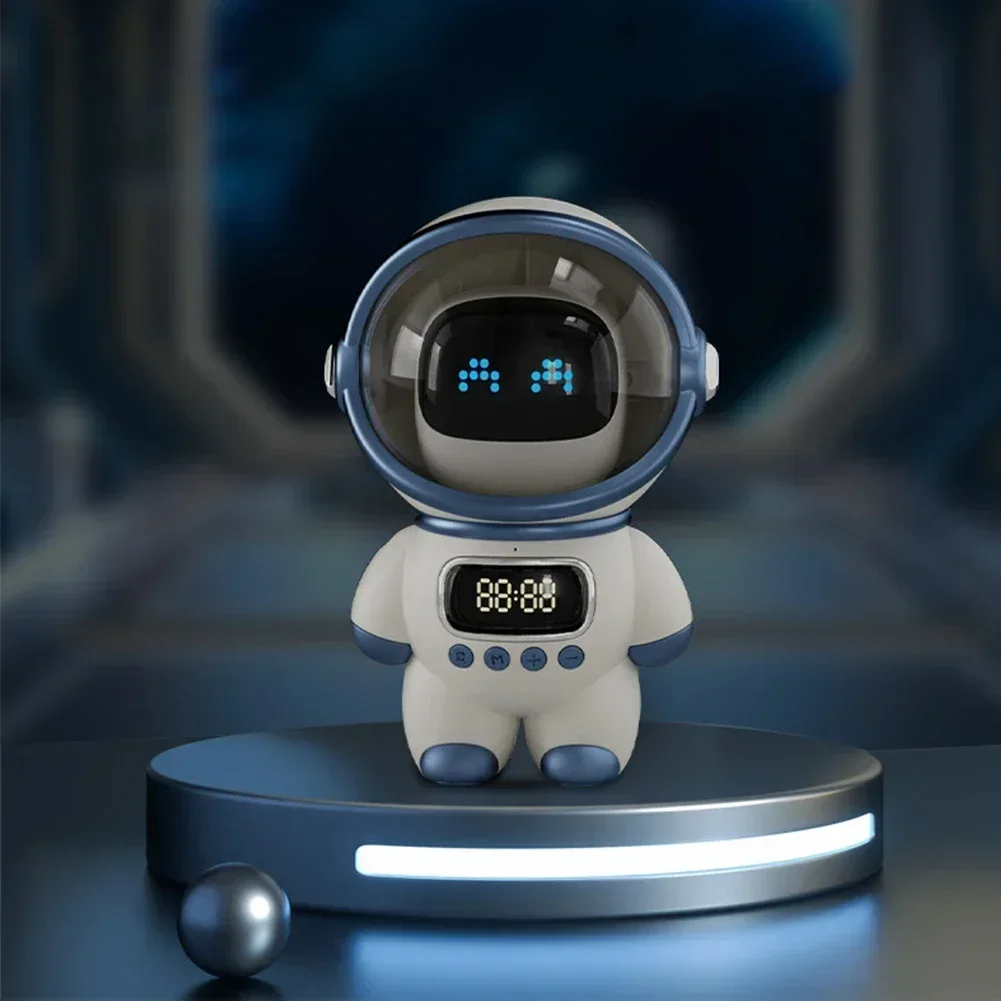 Audio With Alarm Clock Creative Gift Sound Box Portable Stereo Smart Astronaut Bluetooth-compatible Speaker Mini Ai Interactive
Audio With Alarm Clock Creative Gift Sound Box Portable Stereo Smart Astronaut Bluetooth-compatible Speaker Mini Ai Interactive