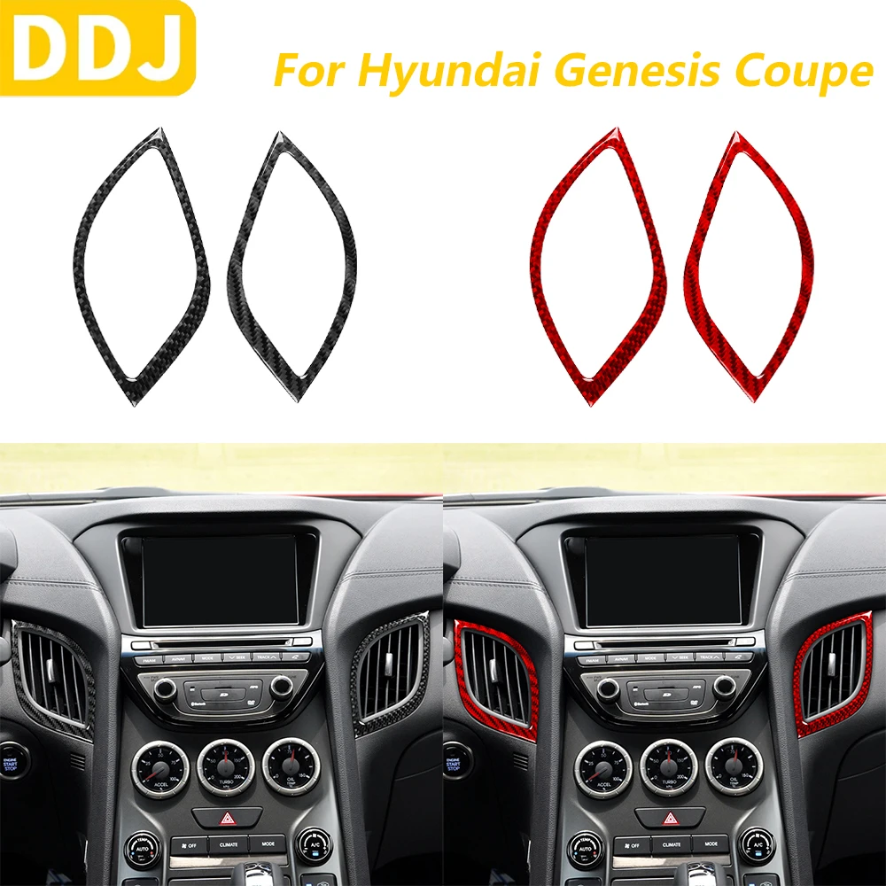 For Hyundai Genesis Coupe 2013-2016 Carbon Fiber Center Console AC Air Vent Panel Trim Cover Car Accessories Decoration Sticker
For Hyundai Genesis Coupe 2013-2016 Carbon Fiber Center Console AC Air Vent Panel Trim Cover Car Accessories Decoration Sticker