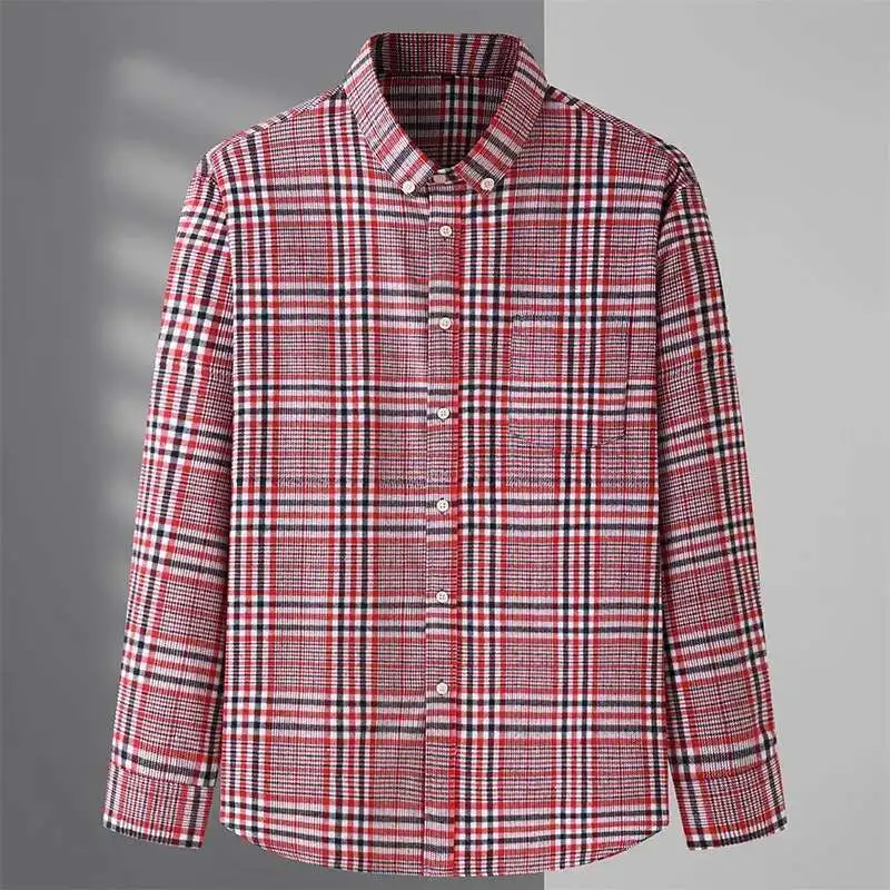 New Fashion Brand Designer Shirt Mens Dress Shirts Cotton 8XL Slim Fit Street Wear Long Sleeve Top Grade Plaid Casual Clothes
New Fashion Brand Designer Shirt Mens Dress Shirts Cotton 8XL Slim Fit Street Wear Long Sleeve Top Grade Plaid Casual Clothes