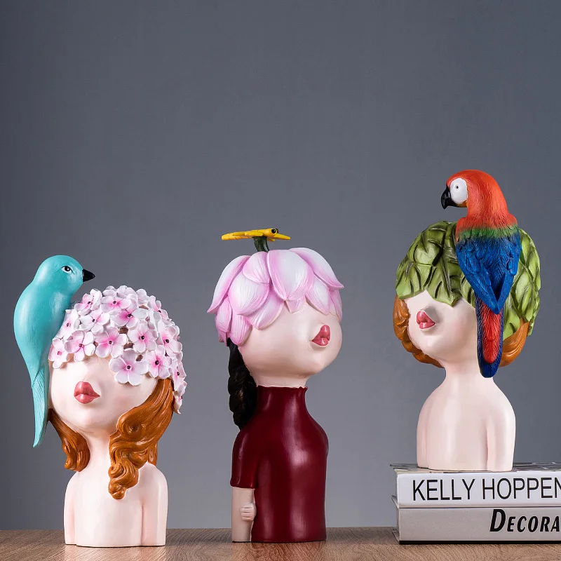 European Resin Bird Boy Girl Ornaments Home Livingroom Table Statue Figuirnes Crafts Hotel Office Desktop Furnishing Decoration
European Resin Bird Boy Girl Ornaments Home Livingroom Table Statue Figuirnes Crafts Hotel Office Desktop Furnishing Decoration